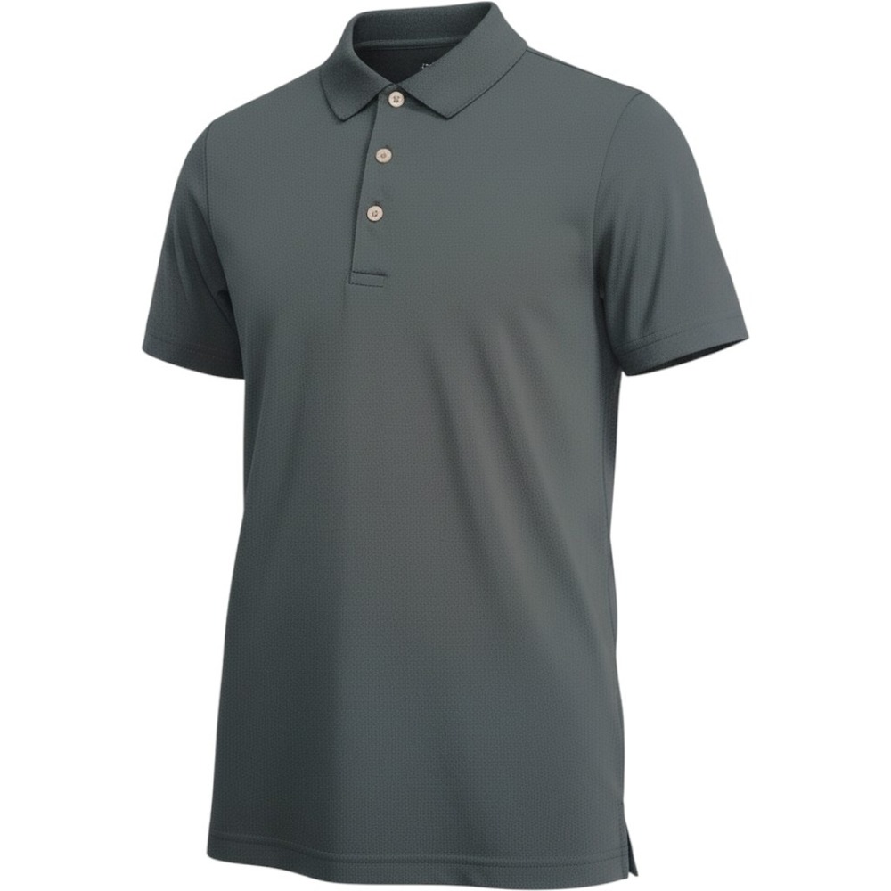 Goodfellow & Co Mens Short Sleeve Polo Shirt Black Standard Fit Preppy Casual S